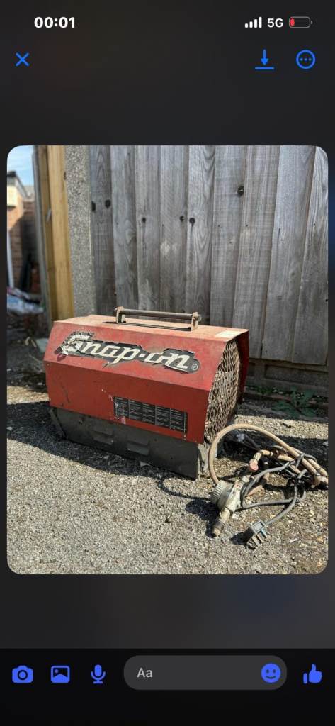 Good Condition Gas Heater - For Workshop or Garage