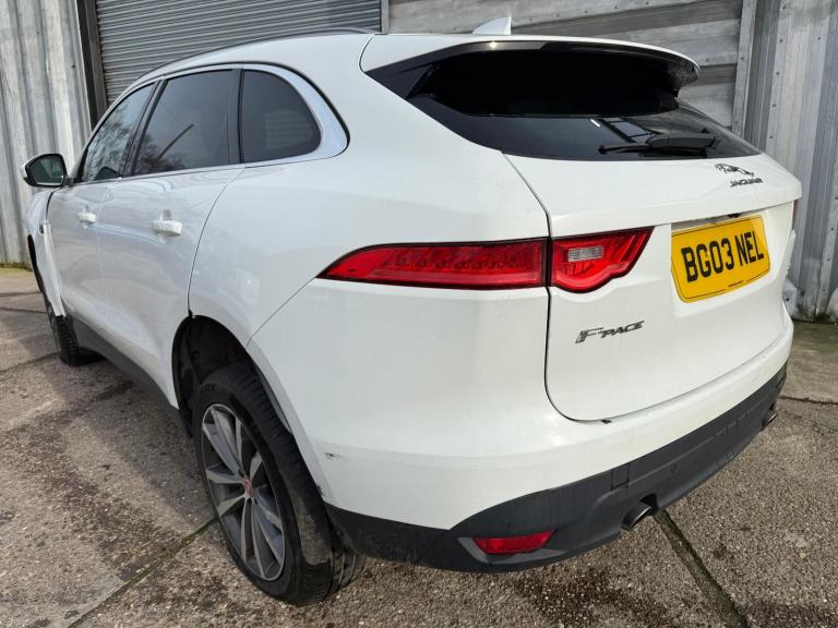 2018 18 REG JAGUAR F-PACE 2.0 PORTFOLIO AUTO AWD DAMAGED REPAIRABLE SALVAGE