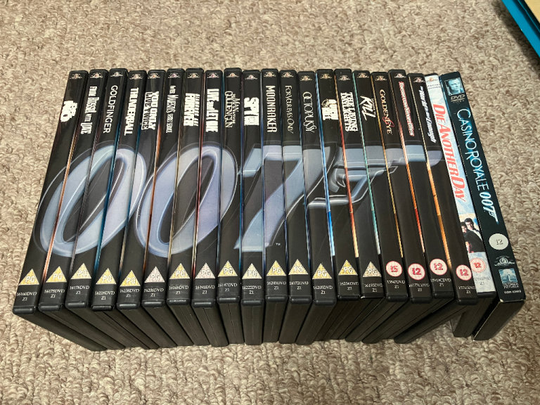James Bond Special Collection (DVD x 21-Disc) – Un-used (Perfect Condition) 