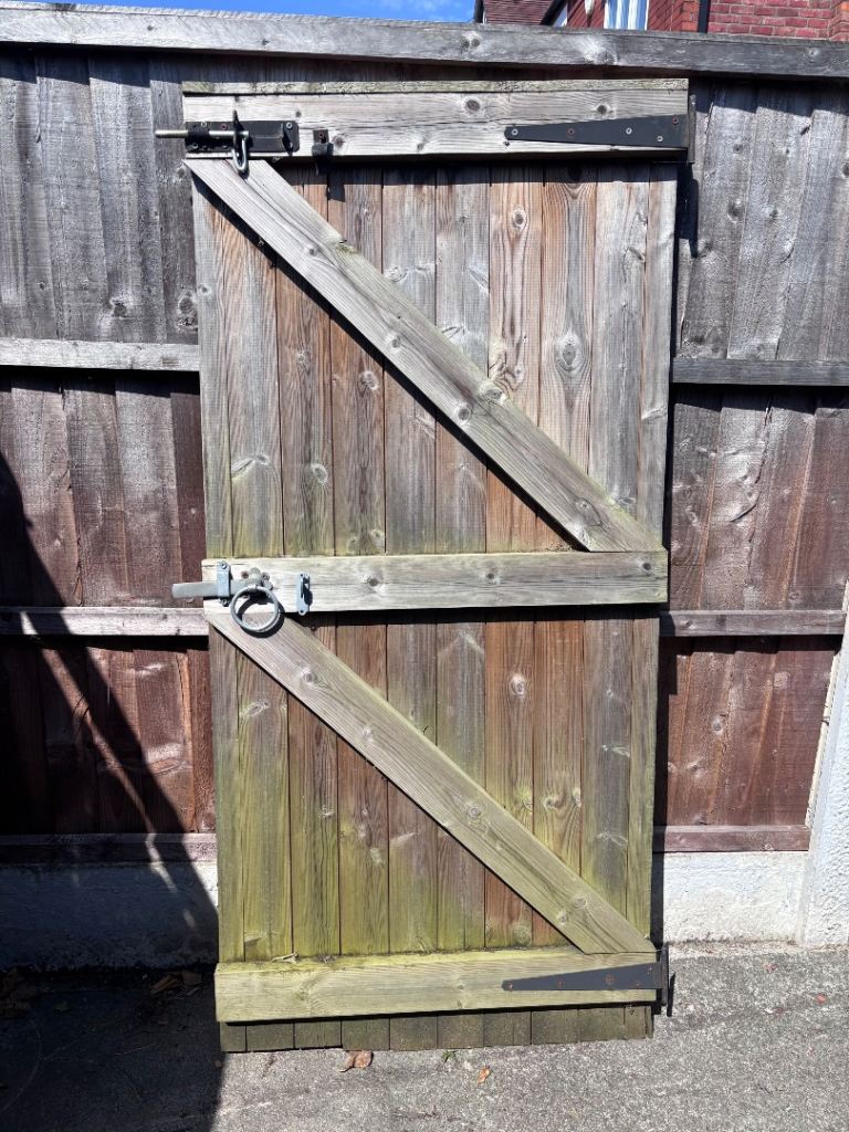 Wooden gate