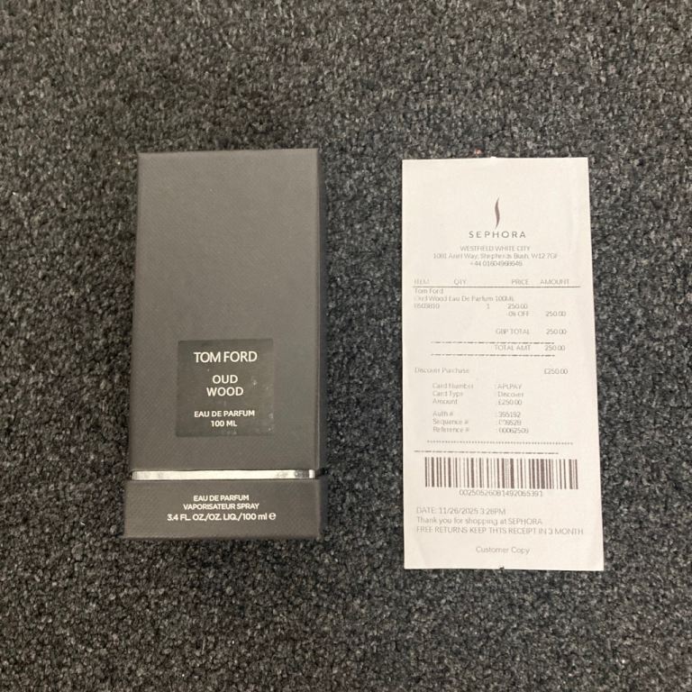 Tom Ford Oud Wood Eau de Parfum 100ml – Brand New
