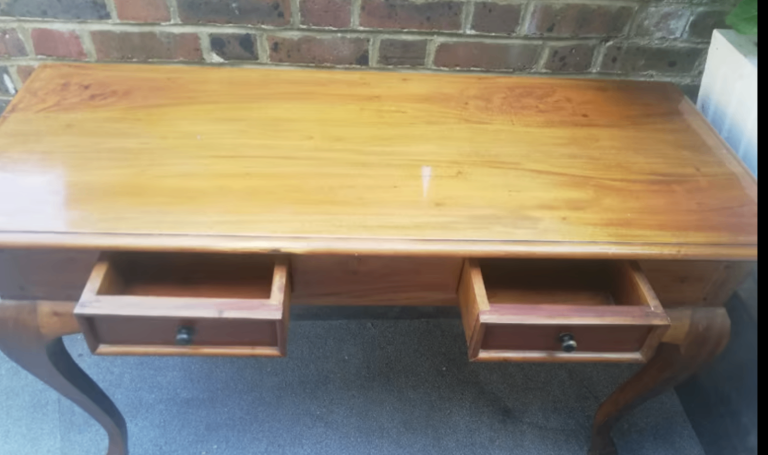 Beautiful antique mahogany desk/console table - £80 or reasonable offer