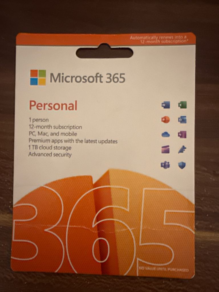 Unused Microsoft 365 