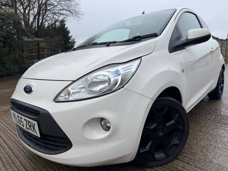 2016 65 FORD KA ZETEC WHITE EDITION 1.25*1 LADY OWNER*LOW MILEAGE*ONLY 57K MILES
