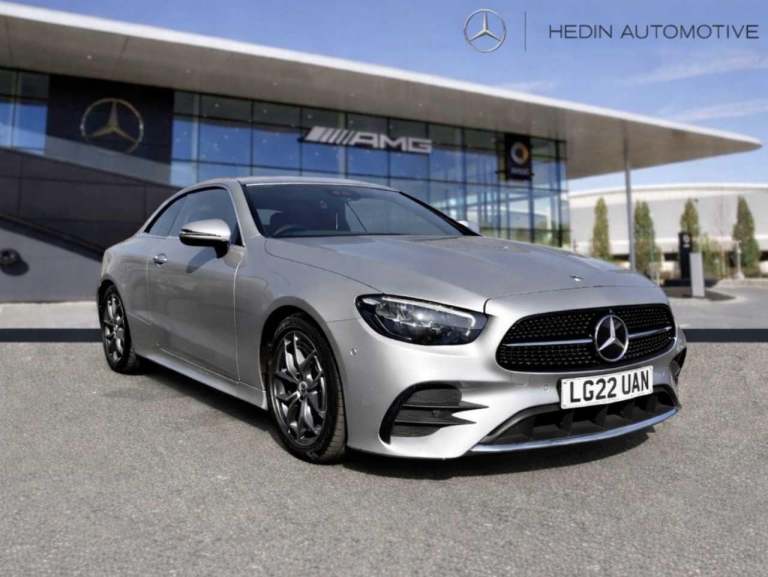 2022 Mercedes-Benz E Class 2.0 E300h MHEV AMG Line (Premium) Cabriolet 2dr Petrol Hybrid G-Tronic...