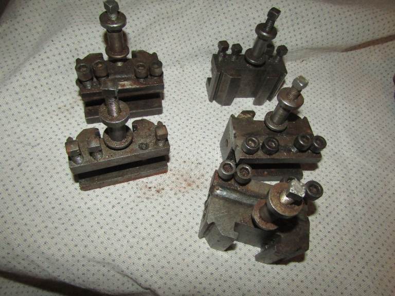 Lathe Tool Holders – THEY FIT MANY SMALL LATHES MYFORD JOB  LOT  £60
