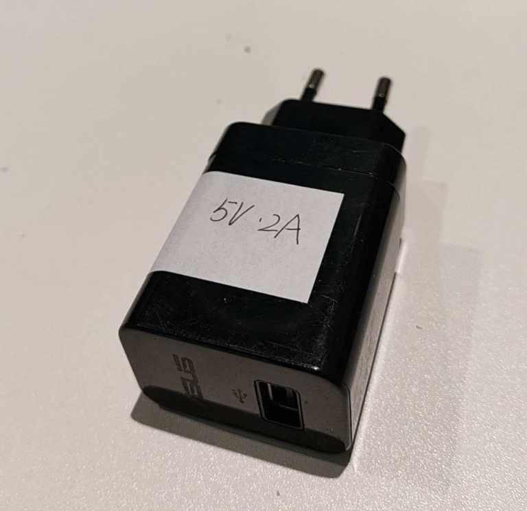 Genuine Original ASUS USB Charger (5V 10W 2A) 2P EU (Black)