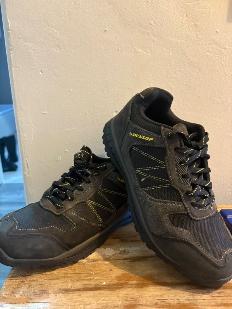 Dunlop Black Walking Shoes - Good Condition