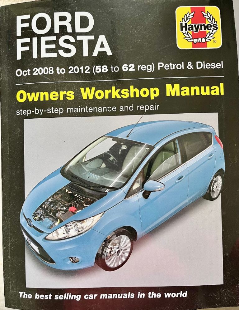 Haynes manual FORD Hayne FIESTA Oct 2008 to 2012(58 to 62 reg) Petrol & Diesel