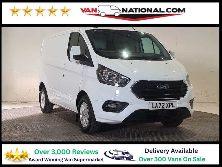 2023 Ford Transit Custom 2.0 EcoBlue 130ps Low Roof Limited Van PANEL VAN DIESEL Manual