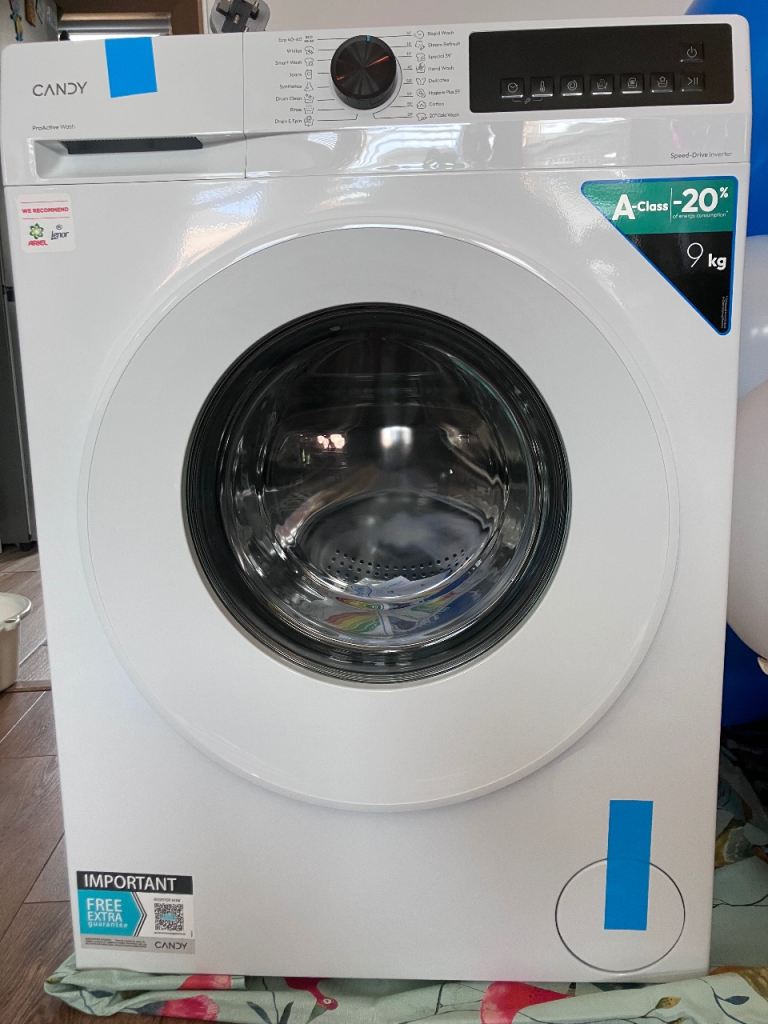 Brand New Candy 9kg Washing Machine 