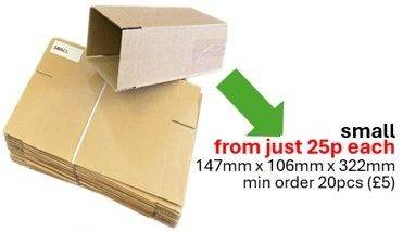 📦 SHIPPING / POSTAGE BOXES from just 25p each💸 (S)