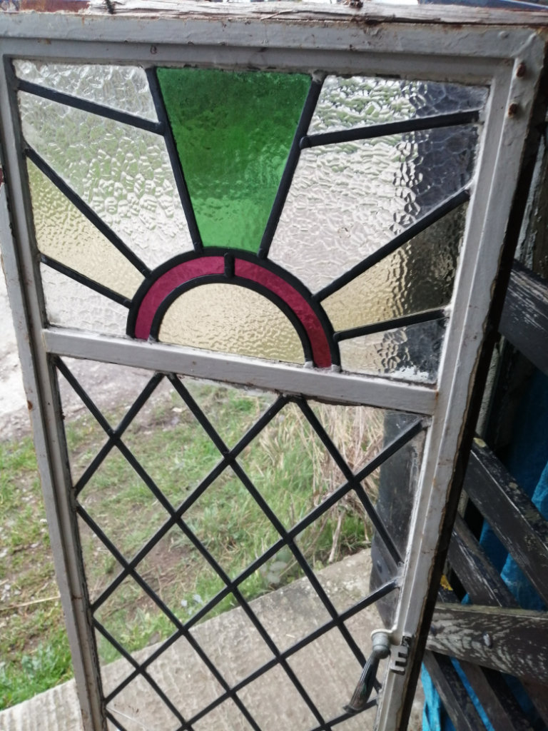 ART DECO STAINED GLASS WINDOWS