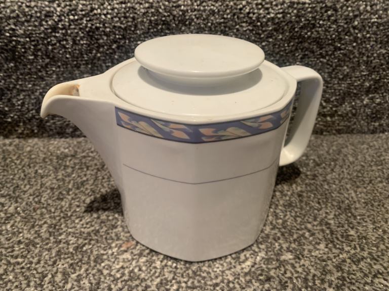  Royal Thailand teapot, Milk Jug & Tea Caddie