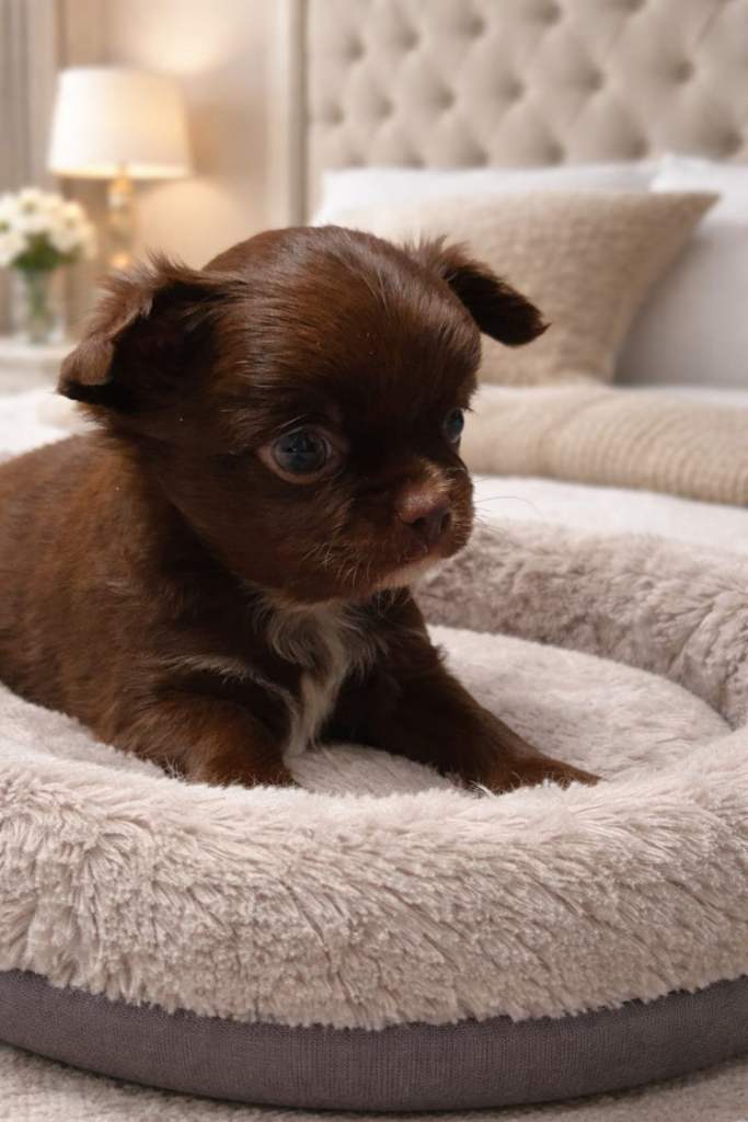 Beautiful Long-Haired Chihuahua Puppies