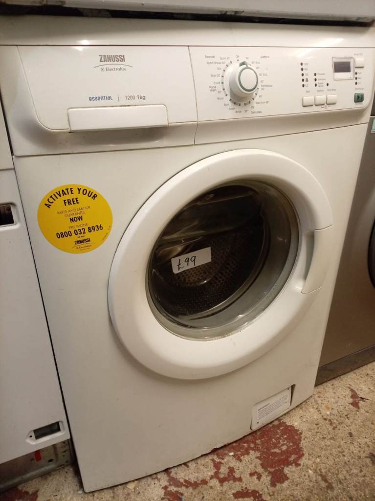 ZANUSSI 7KG LOAD 1200RPM WASHING MACHINE 