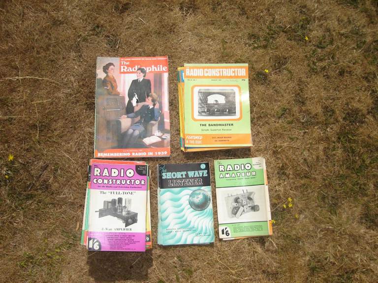 49 Vintage Radio Magazines - The Radophile, Radio Constructor, Short Wave Listener, Radio Amateur.