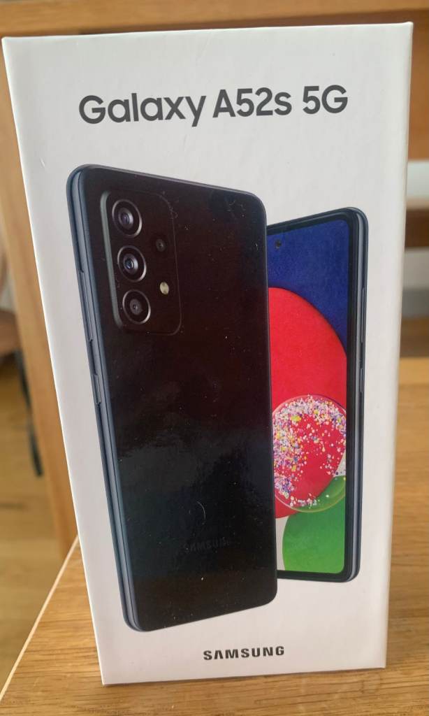 Galaxy A52s 5G  BRAND NEW IN BOX. UNOPENED