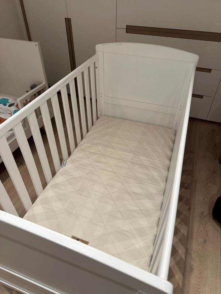 White John Lewis Wilton Cot Bed for sale
