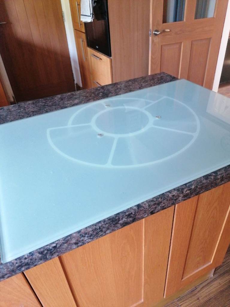 Glass TV turntable 
