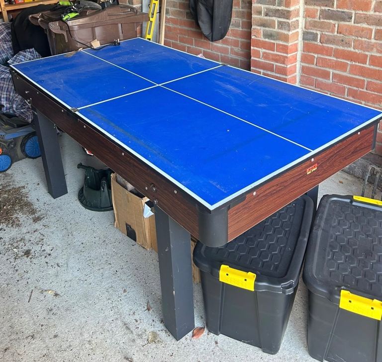 2-in-1 Pool & Table Tennis Table