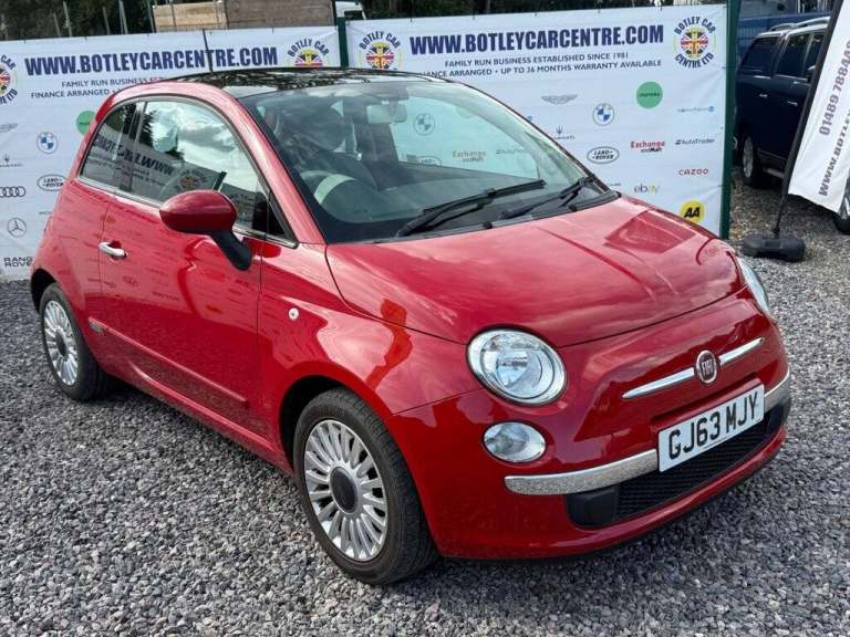 2013 Fiat 500 1.2 Lounge Hatchback 3dr Petrol Dualogic Euro 6 (s/s) (69 bhp) Hatchback Petrol Aut...