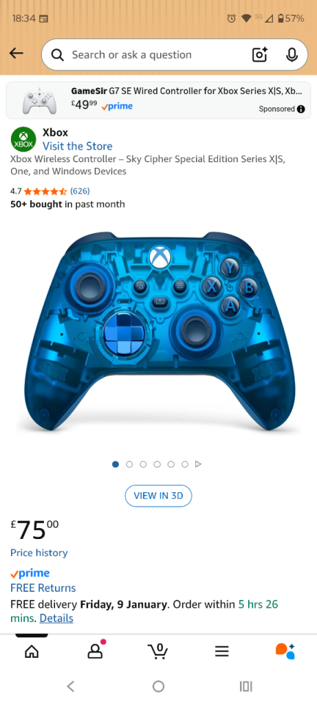 Xbox controller 