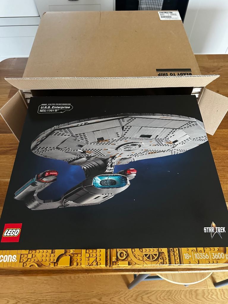Brand New LEGO Star Trek: U.S.S. Enterprise NCC-1701-D 10356 with EXTRAS inc rare Shuttlepod