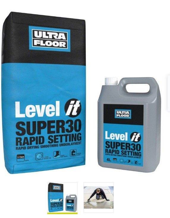 ULTRA FLOOR Level It SUPER30 Rapid Setting Underlayment