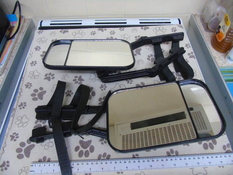 Universal Extended Mirrors CARAVAN TRAILER CAMPER LORRY TRUCK