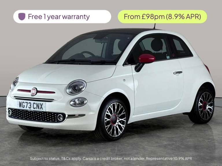 2023 Fiat 500 1.0 Mild Hybrid Red 3dr HATCHBACK PETROL Manual