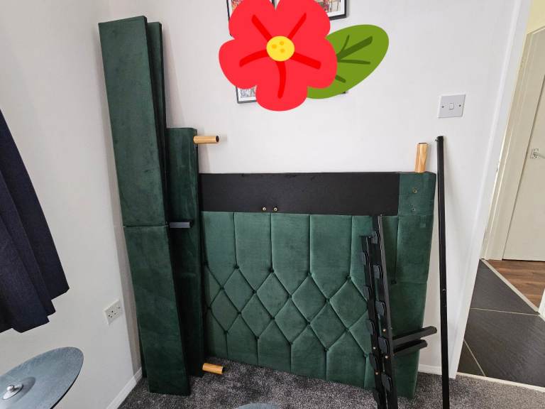 Emerald Green Double Bed Frame