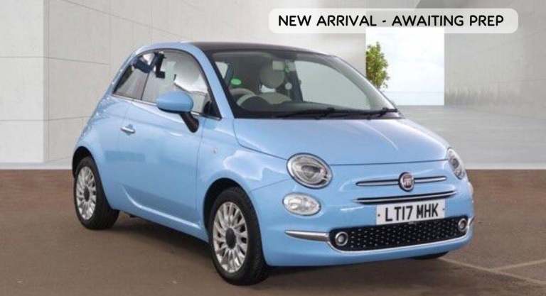 2017 Fiat 500 1.2 Lounge Euro 6 (s/s) 3dr HATCHBACK Petrol Manual