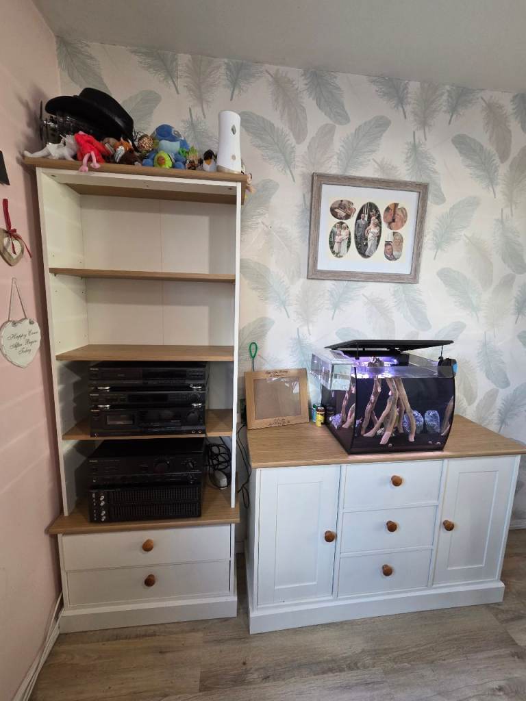 Sideboard and Bookcase