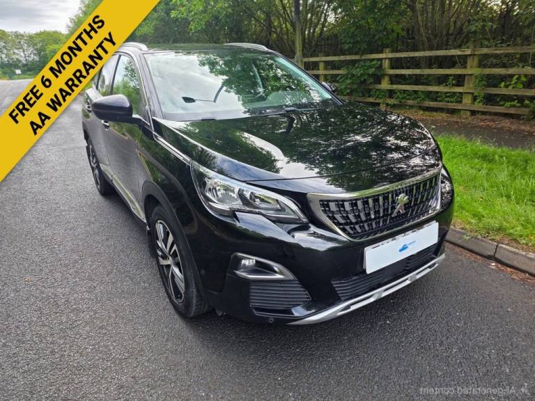 2017 67 PEUGEOT 3008 1.6 BLUEHDI ALLURE SUV 5DR DIESEL EAT EURO 6 (S/S) (120 PS)