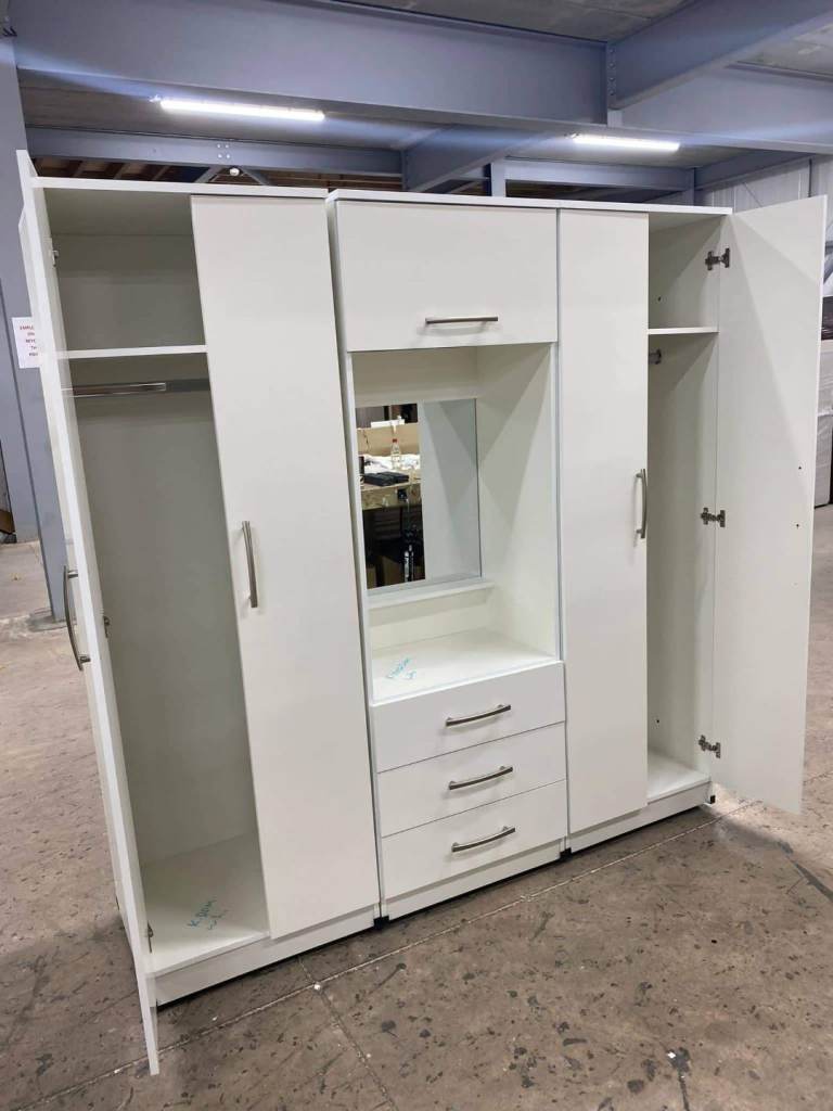 Brand New 2 To 10 Doors Wardrobe Available in Stock