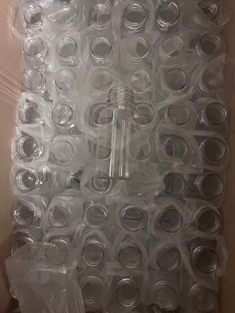  234 Brand New Small Clear Plastic 250 ml  bottles  – Bulk Pack