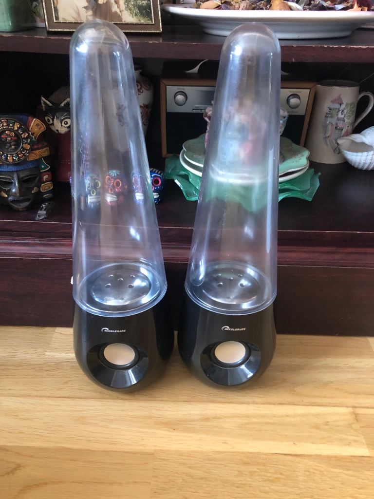 Two Portable Blenders with Black Bases
