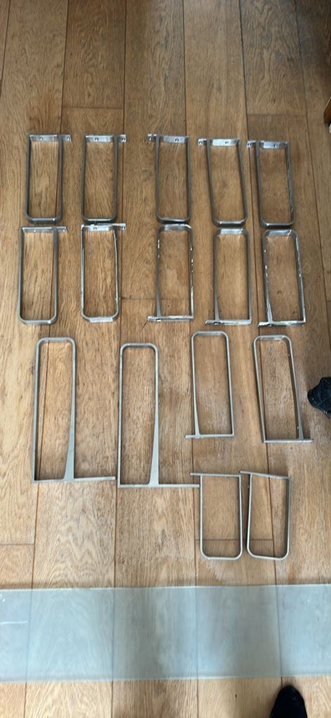 IKEA slinga shelf brackets metal shelving bracket x3 sizes job lot 
