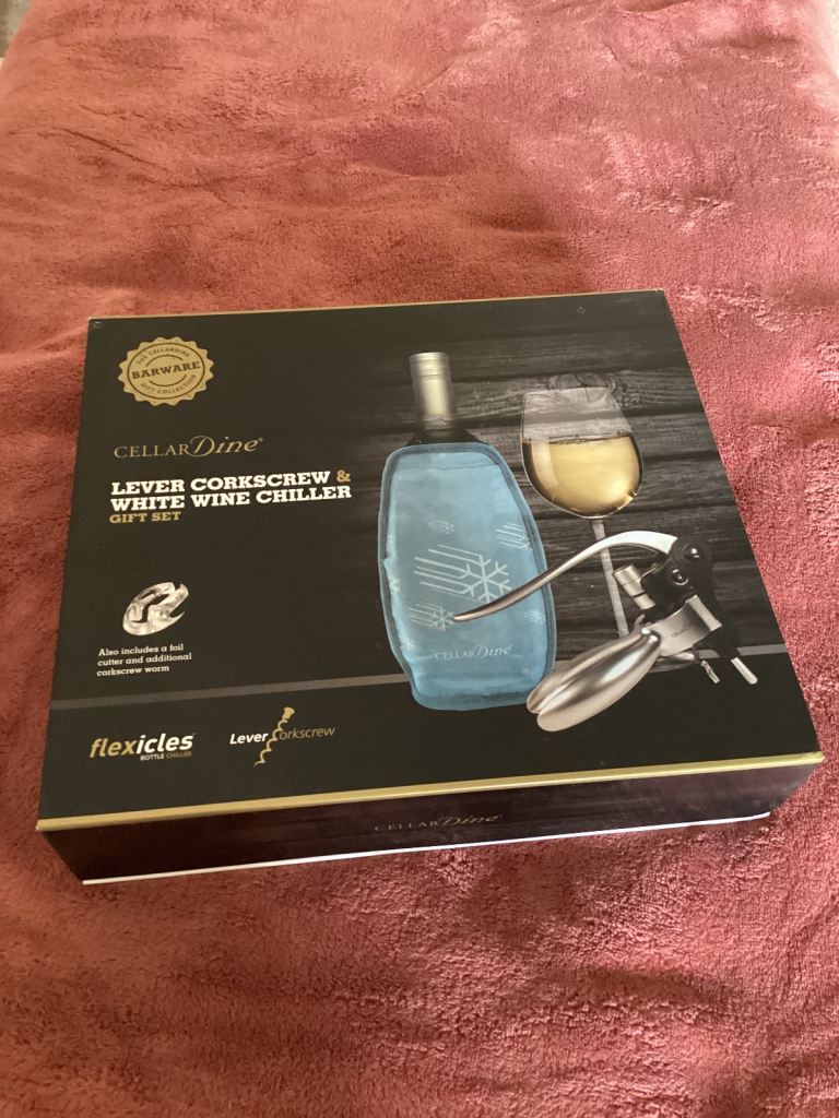 CellarDine Corkscrew & Wine Chiller Gift Set