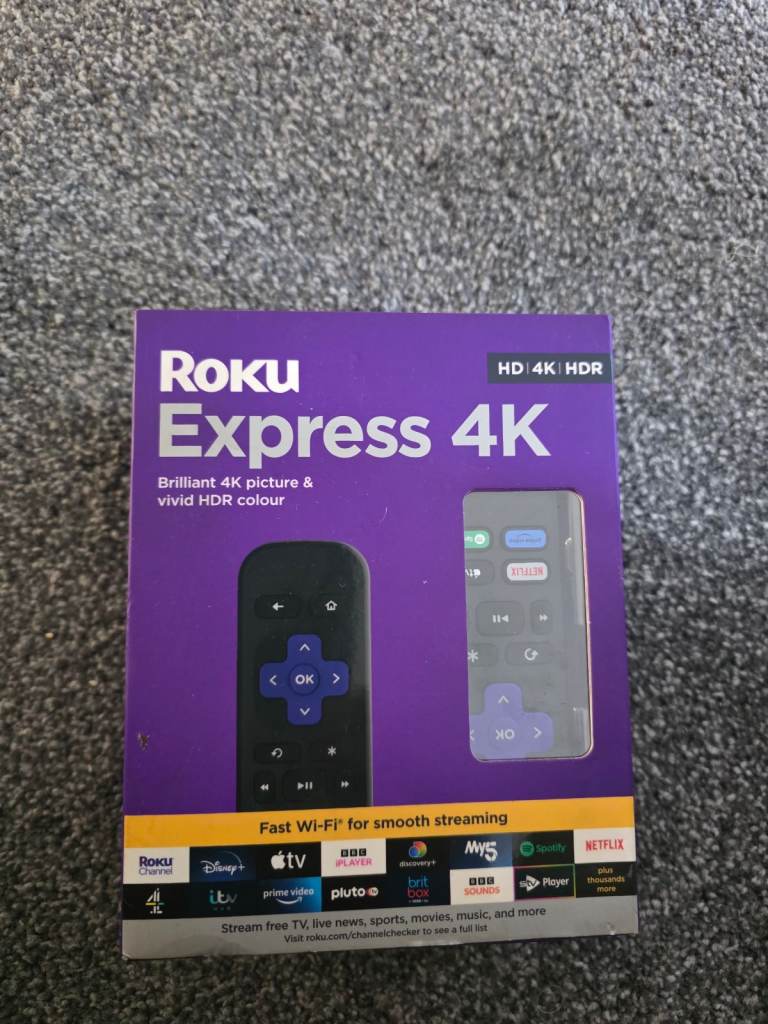 Roku Express 4K Streaming Device – Brand New