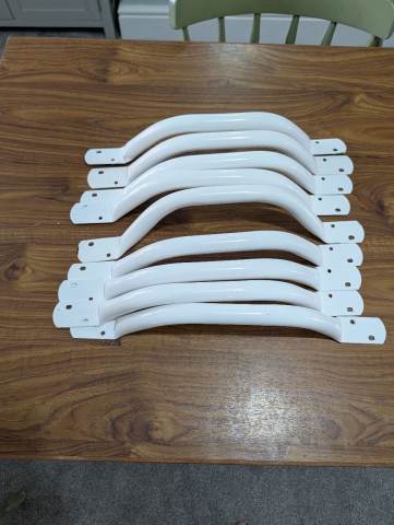White Metal Grab Handles 45cm | in Lowestoft, Suffolk | Gumtree