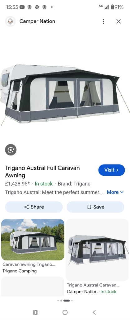 Trigano Austral Full Caravan Awning