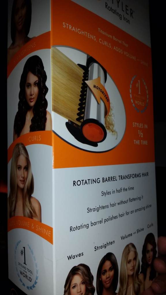 Genuine InStyler Rotating iron Curls, straightens 