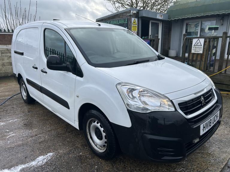 PEUGEOT PARTNER 1.6 BlueHDi 756 S LWB TWIN DOORS NO VAT 2018