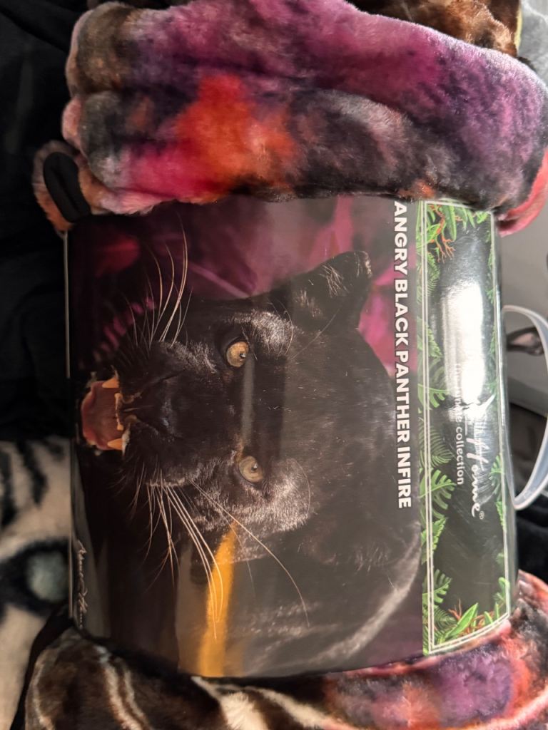 About Home Angry Black Panther Fleece Blanket 150x200cm