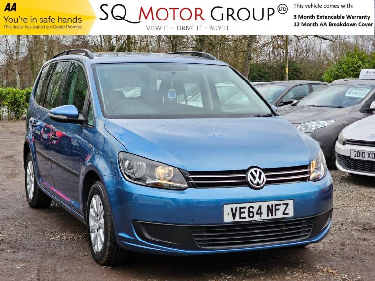 2014 Volkswagen Touran 1.6 TDI BlueMotion Tech S DSG Euro 5 (s/s) 5dr MPV Diesel Automatic