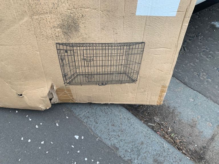 Dog cage new in box