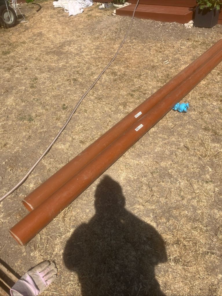 FloPlast 110mm Terracotta Drainage Pipes – New