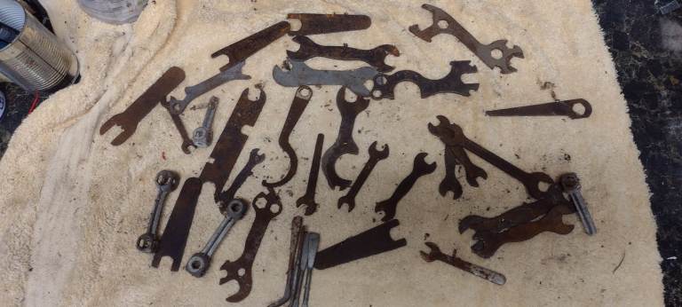 job lot bike spanners 